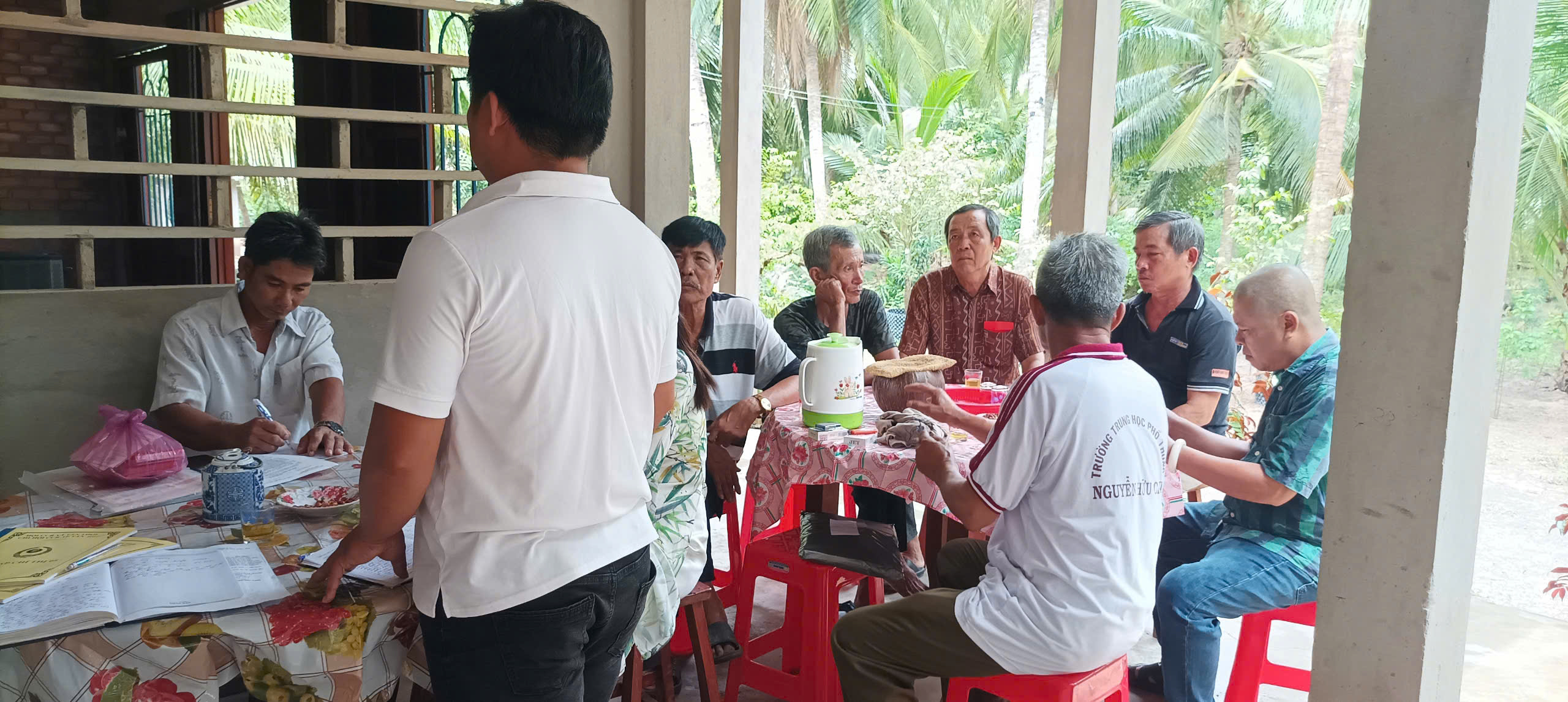 Hội Cựu chiến binh xã Tân Thới Tổ chức kiểm tra 6 tháng đầu năm đối với các chi hội.