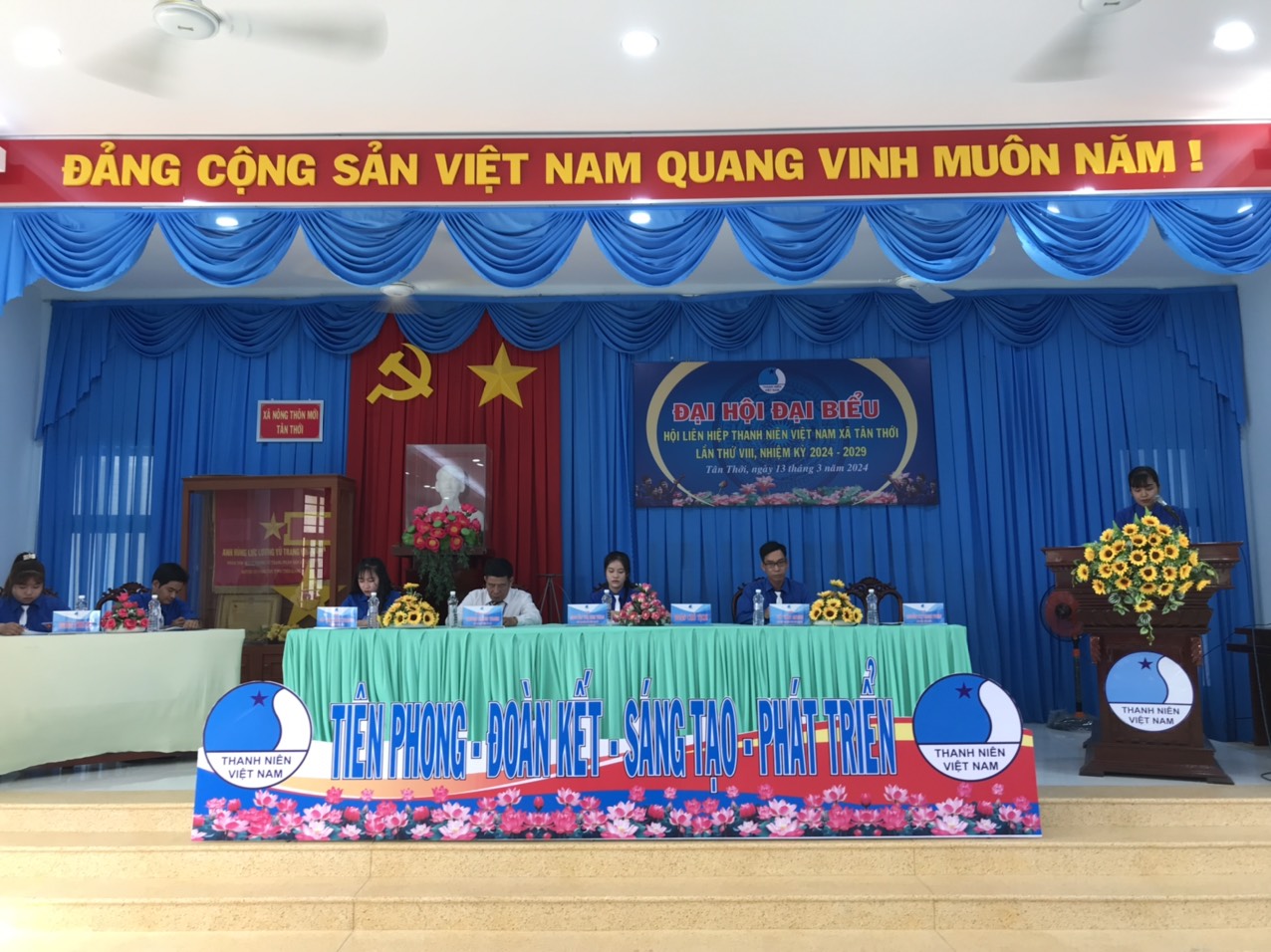 ĐẠI HỘI HỘI LIÊN HIỆP THANH NIÊN VIỆT NAM XÃ TÂN THỚI LẦN THỨ VIII, NHIỆM KỲ 2024 – 2029